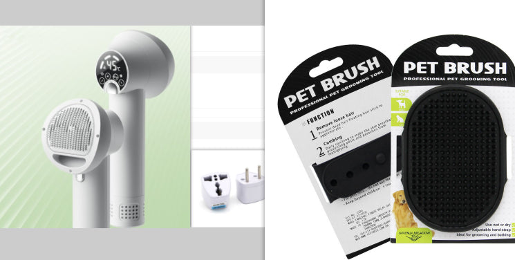 Smart Silent Pet Hair Dryer & Comb for Dogs & Cats | Pawvitashop