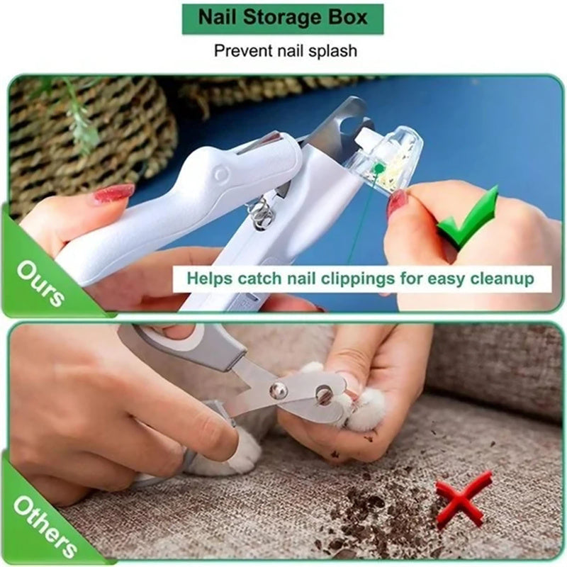 Pet Nail Clippers with LED Light – Professional Trimmer | Pawvitashop