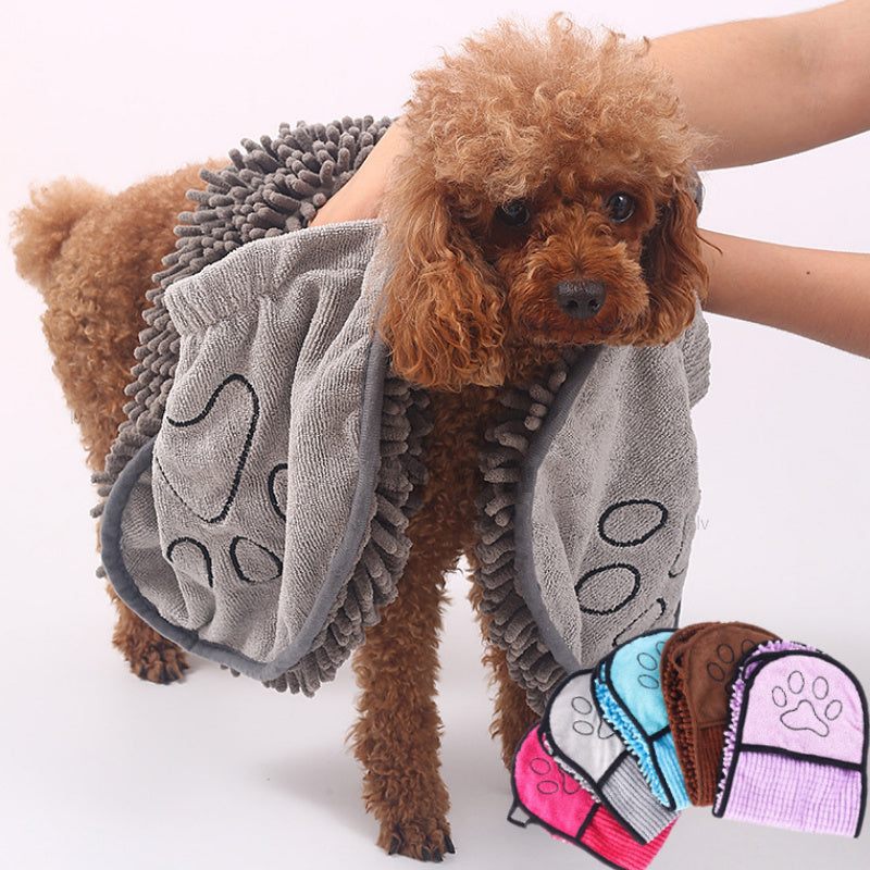 Microfiber Pet Bath Towel for Dogs & Cats – Quick-Drying | Pawvitashop