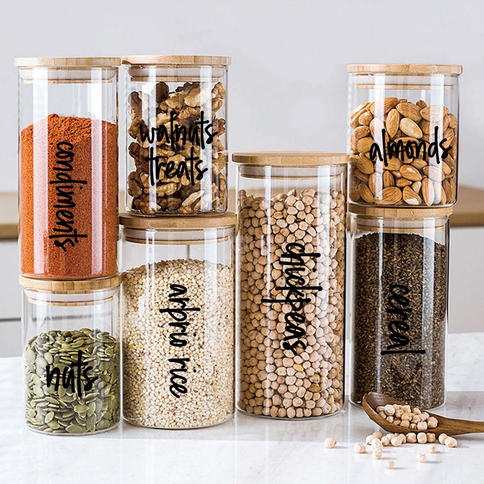 Waterproof Food Storage Labels – Oil-Resistant Kitchen Stickers | Pawvitashop