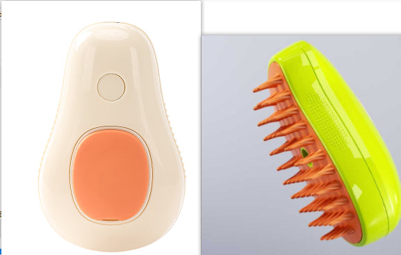 Electric Steam Cat Brush – Self-Cleaning Grooming Comb for Pets | Pawvitashop