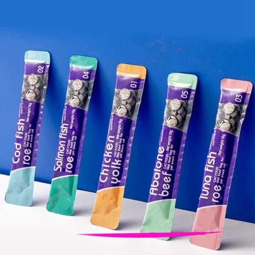 Cat Strip Wet Snacks for Kittens – Nutrition & Hair Care Treats | Pawvitashop