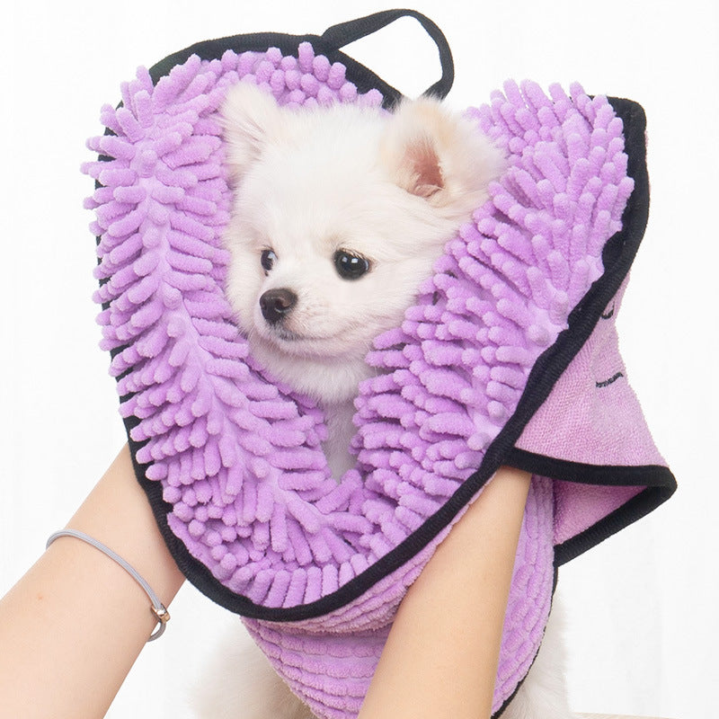 Microfiber Pet Bath Towel for Dogs & Cats – Quick-Drying | Pawvitashop
