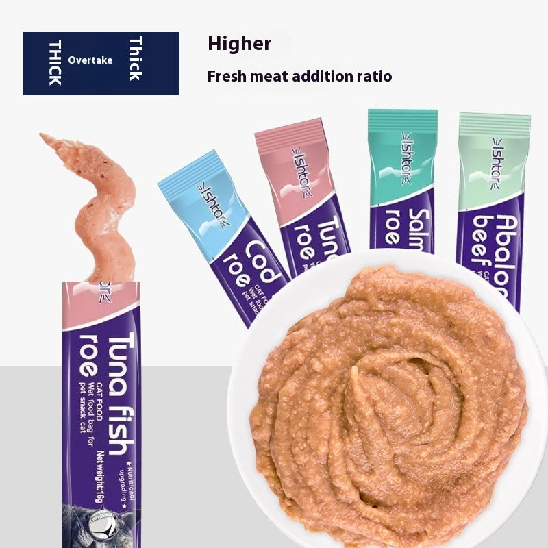 Cat Strip Wet Snacks for Kittens – Nutrition & Hair Care Treats | Pawvitashop