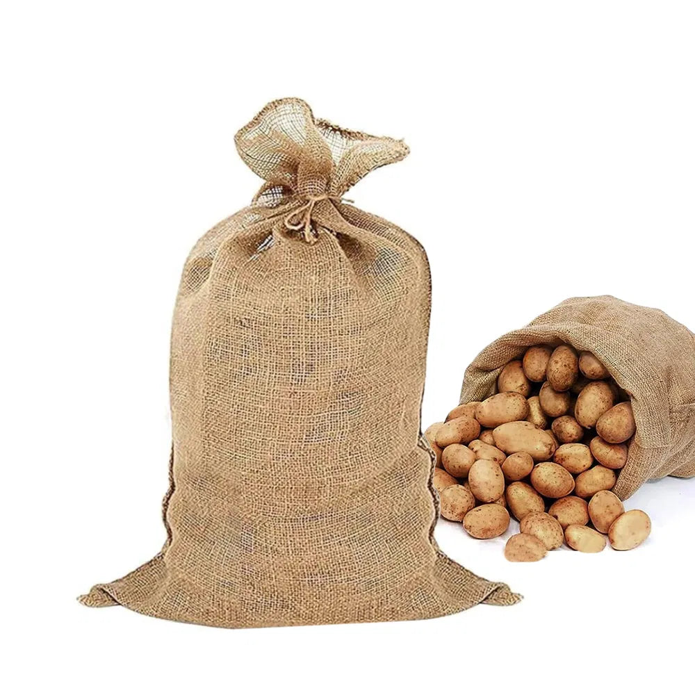 Jute Food Storage Bag with Drawstring – Eco-Friendly Sack | Pawvitashop