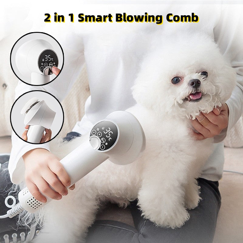 Smart Silent Pet Hair Dryer & Comb for Dogs & Cats | Pawvitashop